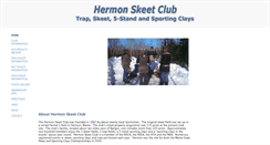 Desktop Screenshot of hermonskeetclub.com